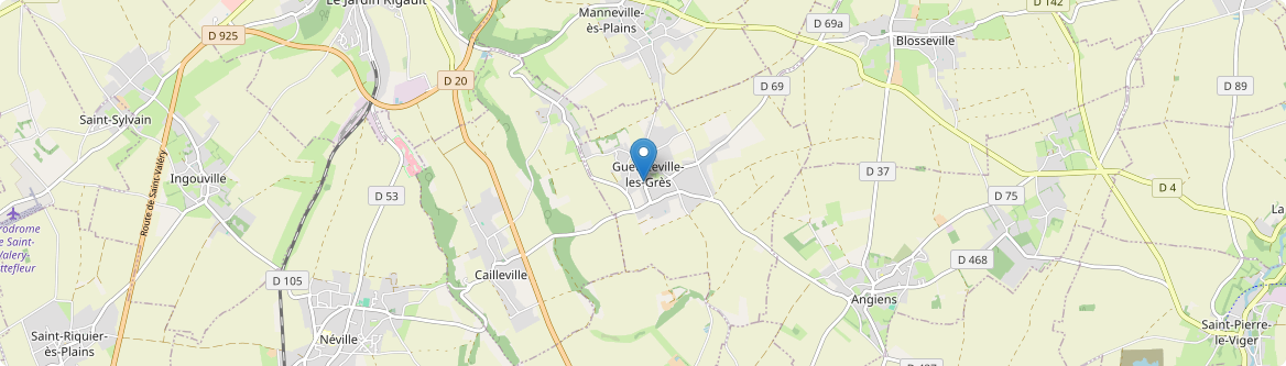 Gueutteville-les-Grès - Carte