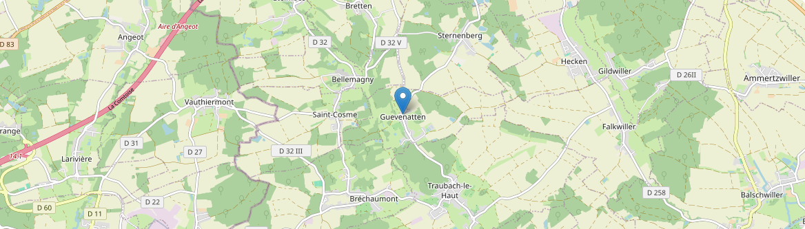 Guevenatten - Carte