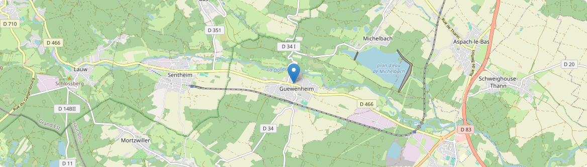 Guewenheim - Carte
