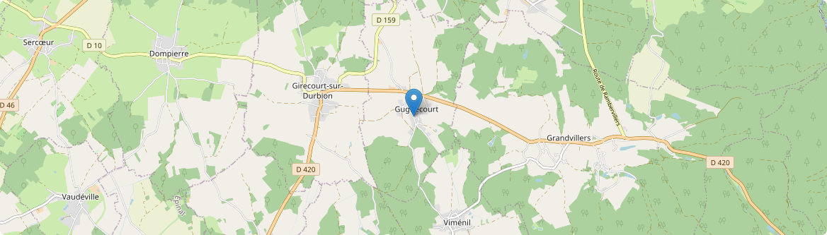 Gugnécourt - Carte