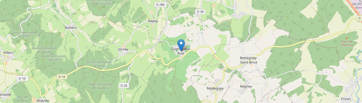 Gugney-aux-Aulx - Carte
