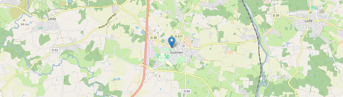 Guichen - Carte