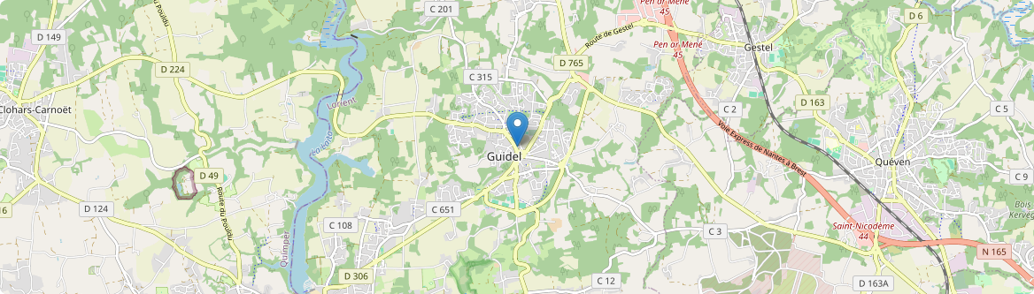 Guidel - Carte