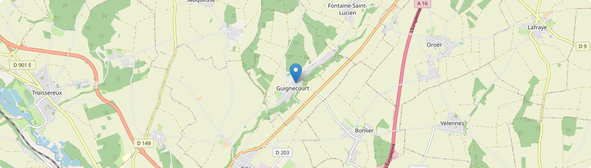 Guignecourt - Carte
