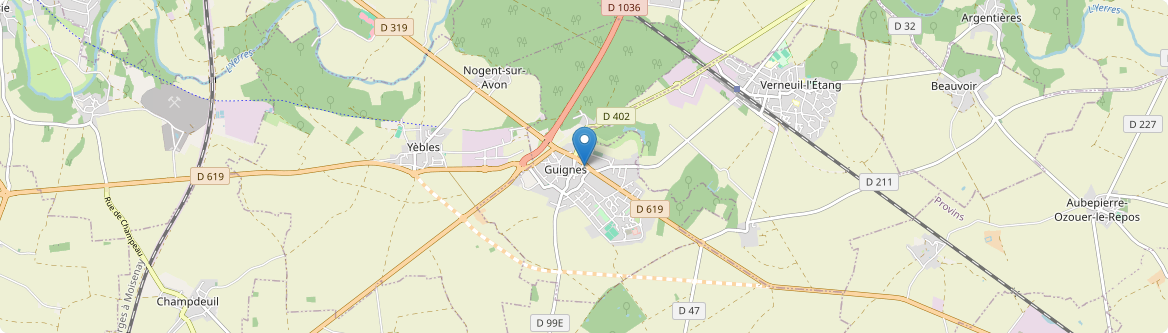 Guignes - Carte