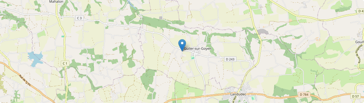 Guiler-sur-Goyen - Carte