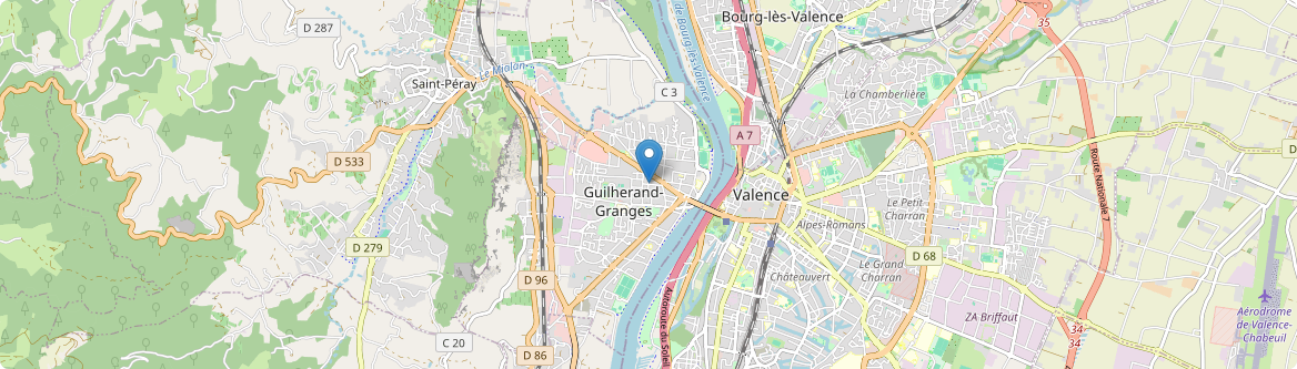Guilherand-Granges - Carte