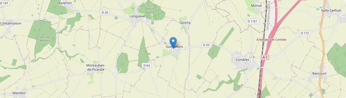 Guillemont - Carte