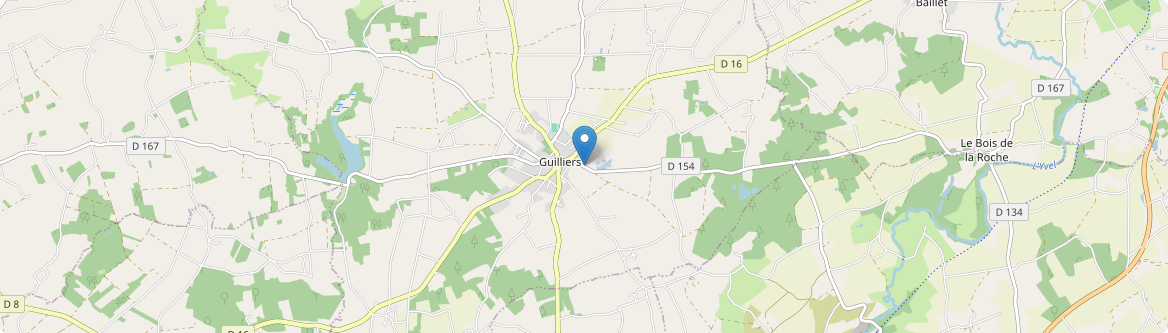 Guilliers - Carte