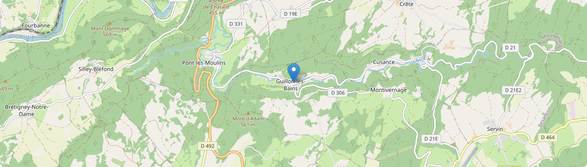 Guillon-les-Bains - Carte