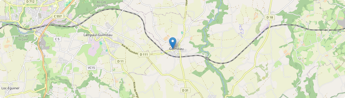 Guimiliau - Carte