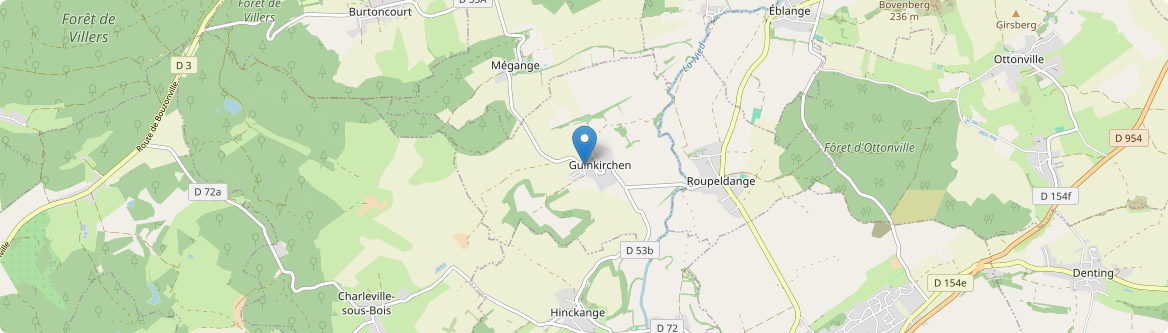 Guinkirchen - Carte