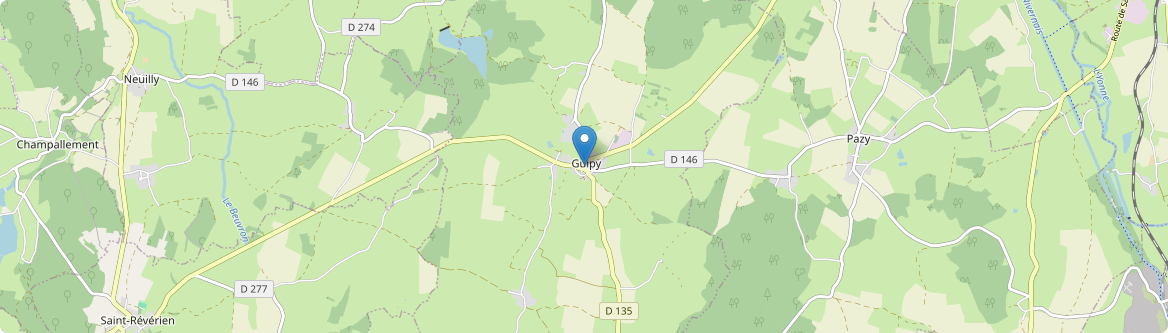 Guipy - Carte