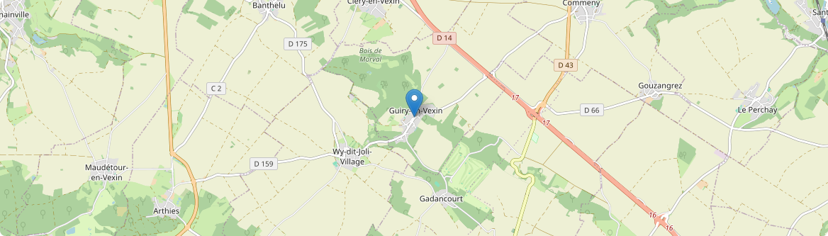 Guiry-en-Vexin - Carte