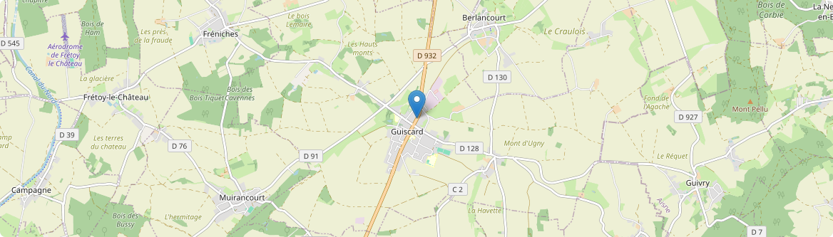 Guiscard - Carte