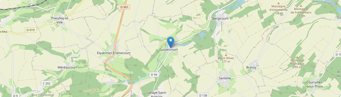 Guizancourt - Carte