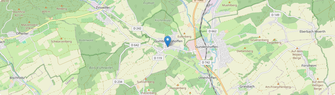 Gumbrechtshoffen - Carte