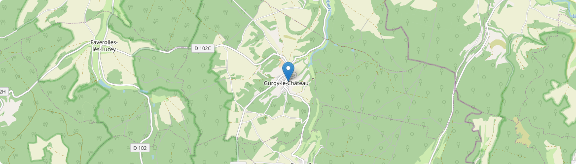 Gurgy-le-Château - Carte