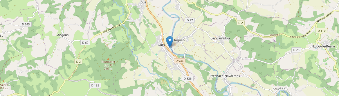 Gurs - Carte