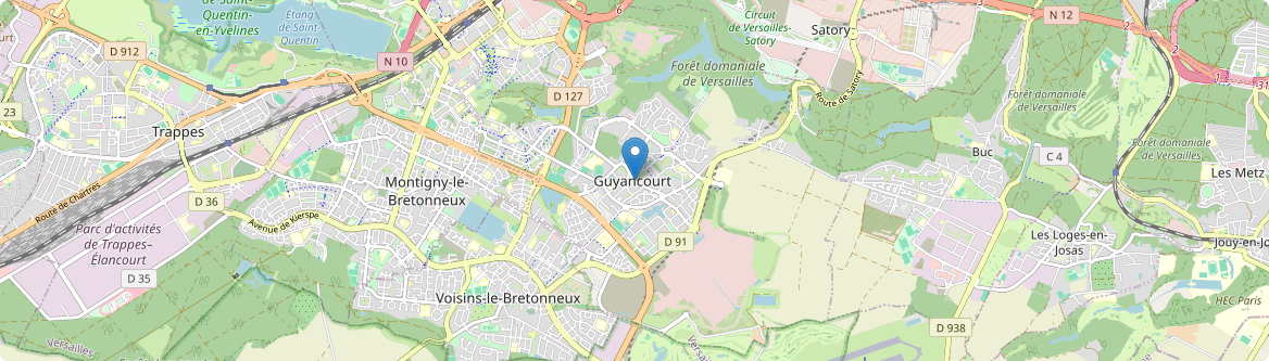 Guyancourt - Carte