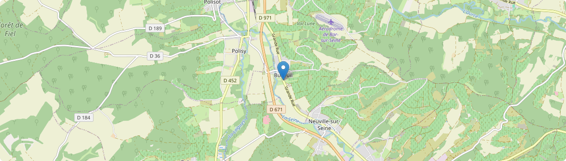 Gyé-sur-Seine - Carte