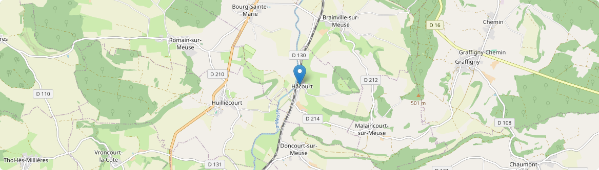 Hâcourt - Carte