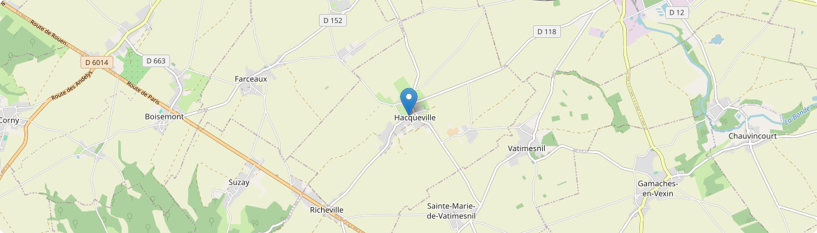 Hacqueville - Carte