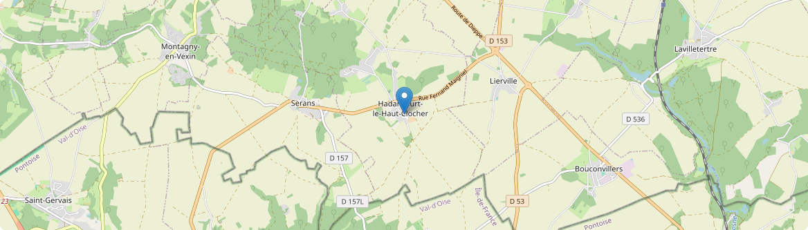 Hadancourt-le-Haut-Clocher - Carte