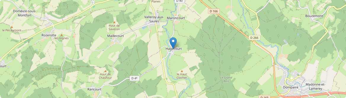 Hagécourt - Carte