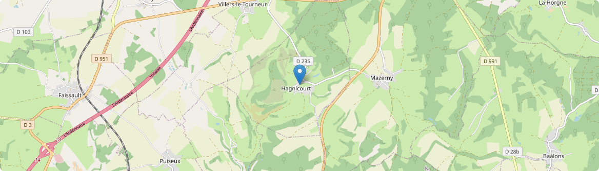 Hagnicourt - Carte