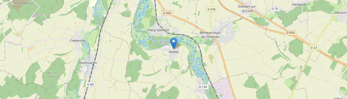 Hailles - Carte