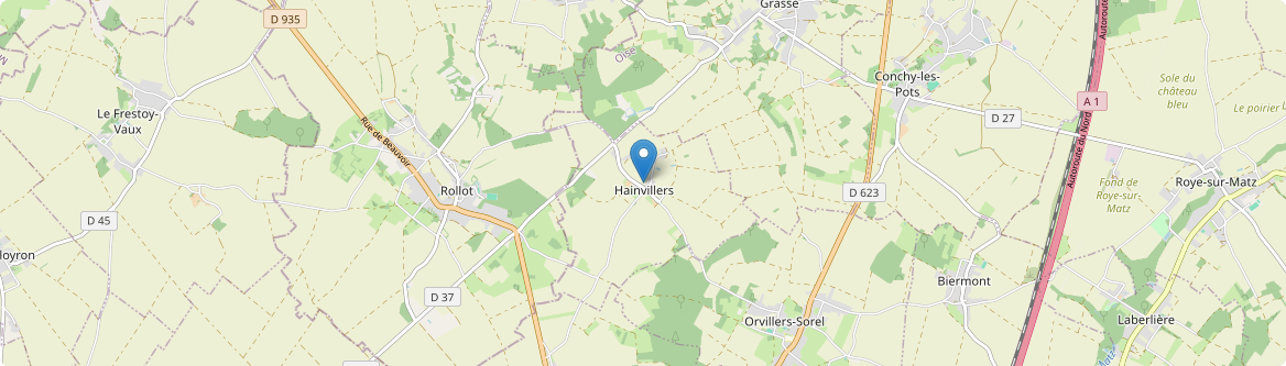 Hainvillers - Carte