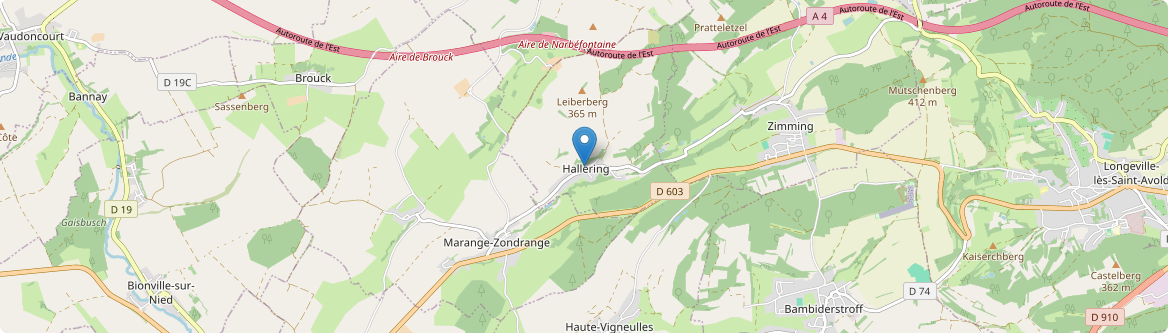 Hallering - Carte
