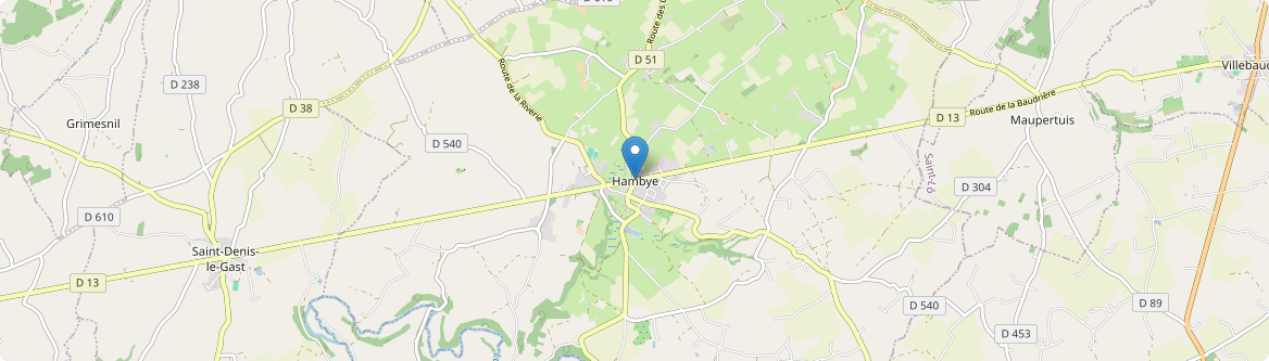 Hambye - Carte