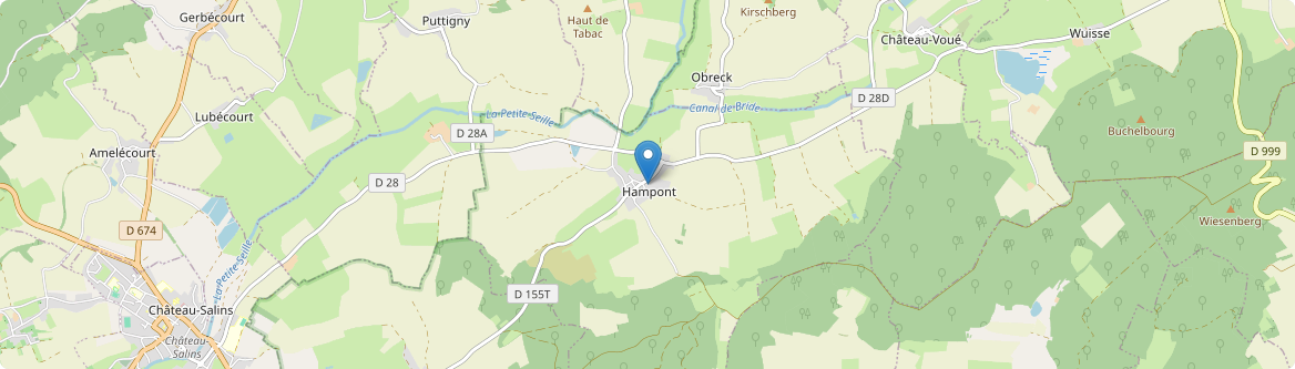 Hampont - Carte