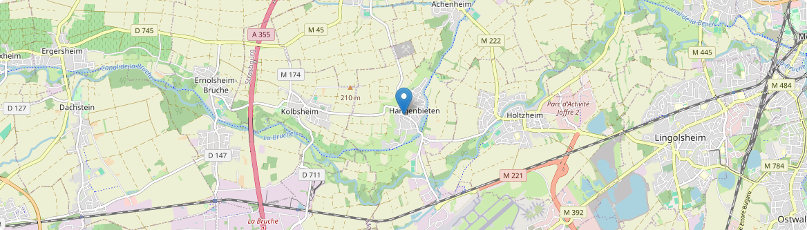 Hangenbieten - Carte