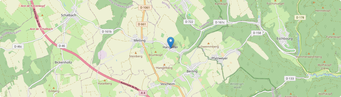 Hangviller - Carte