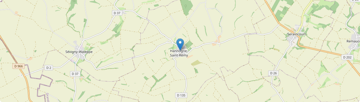 Hannogne-Saint-Rémy - Carte