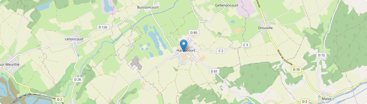 Haraucourt - Carte