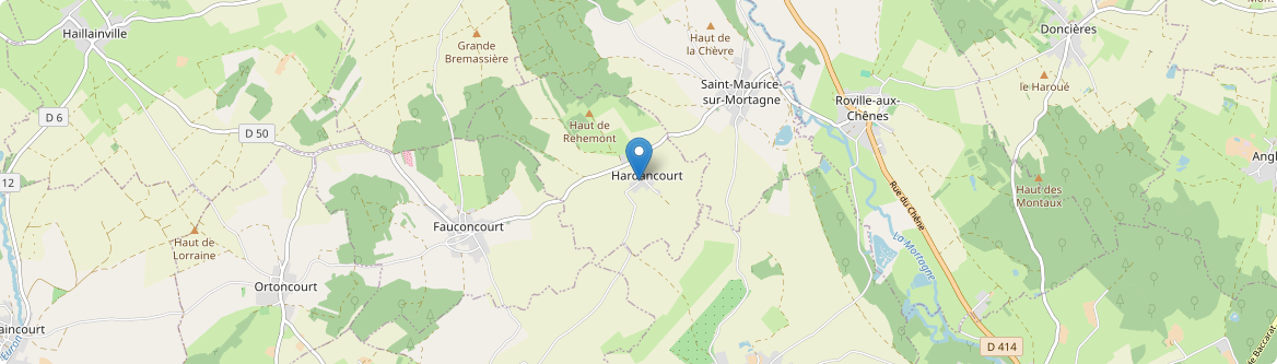 Hardancourt - Carte