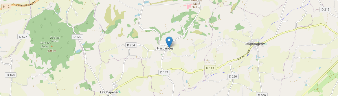 Hardanges - Carte