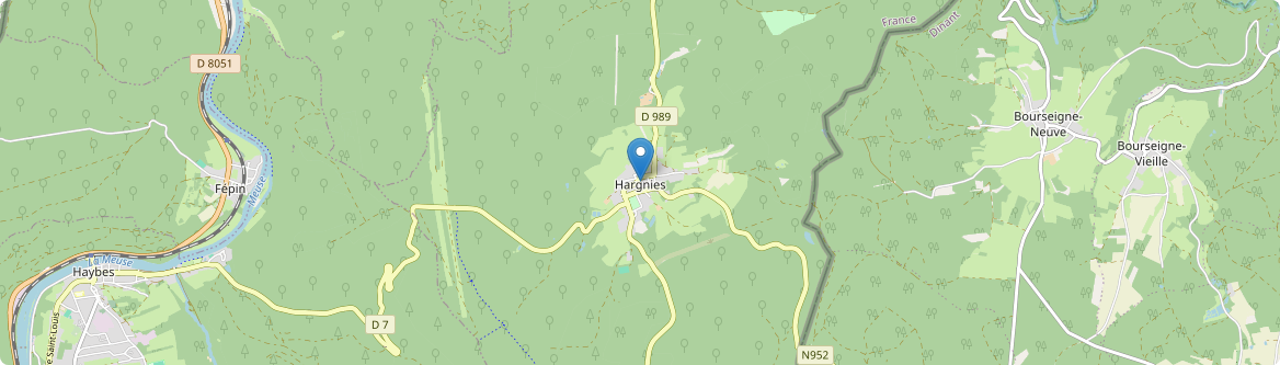 Hargnies - Carte