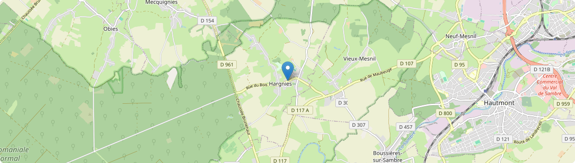 Hargnies - Carte