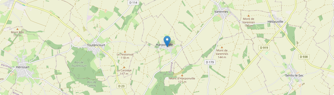 Harponville - Carte