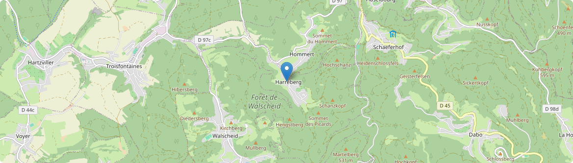 Harreberg - Carte