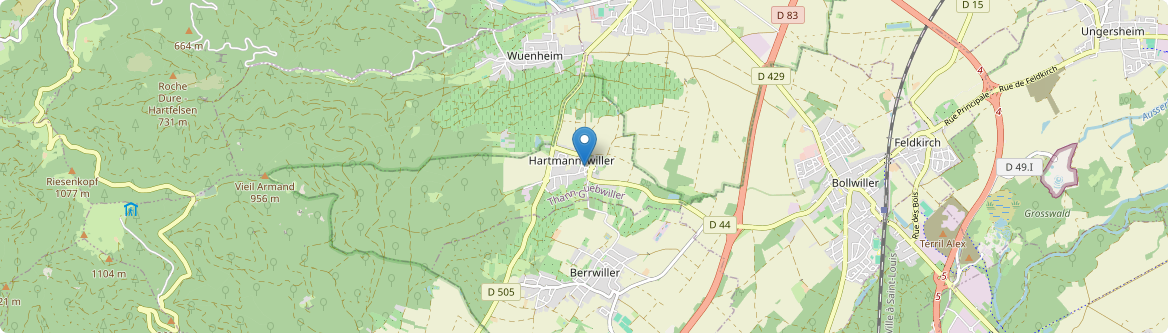Hartmannswiller - Carte