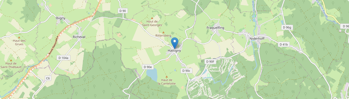 Hattigny - Carte