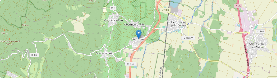 Hattstatt - Carte