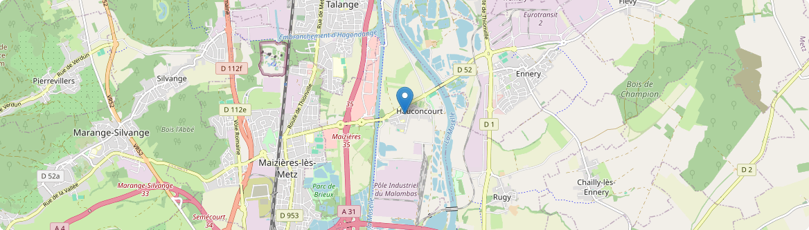 Hauconcourt - Carte