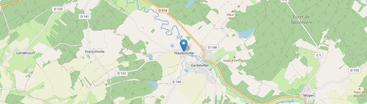 Haudonville - Carte
